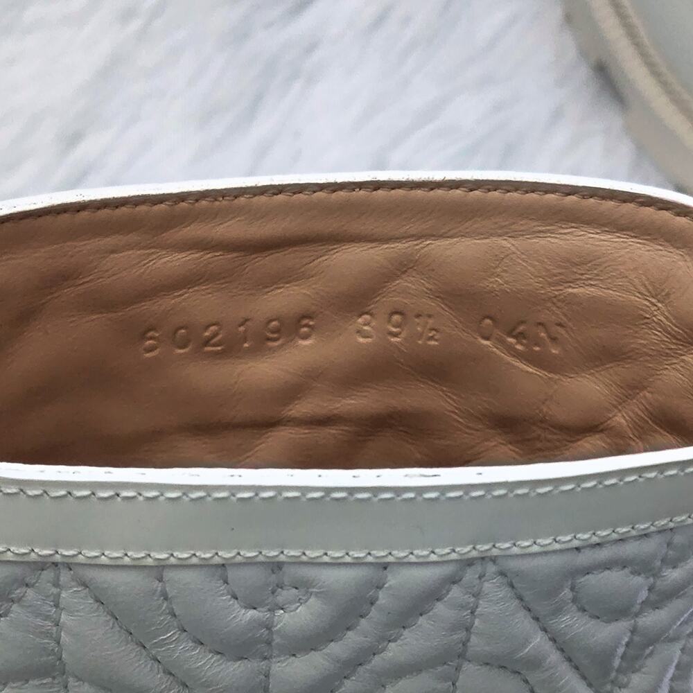 Gucci Calfskin G Rhombus Quilted Ankle Boots White 39.5G | 9.5 US - Picture 12 of 16